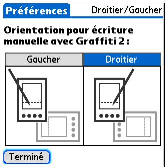 PALM LIFEDRIVE - Modification de l'orientation droitier/gaucher de l'écran - 1