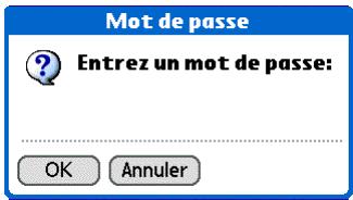 PALM LIFEDRIVE - Utilisation d'un mot de passe pour accéder à une page web - 3