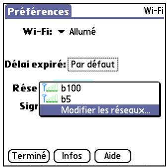 PALM LIFEDRIVE - Configuration d'un réseau périphérique à périphérique wi-fi - 2