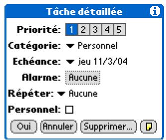PALM LIFEDRIVE - Définition d'une alarme - 1