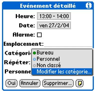 PALM LIFEDRIVE - Gestion des codes couleur - 4
