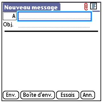 PALM LIFEDRIVE - Envoi d'un e-mail - 4