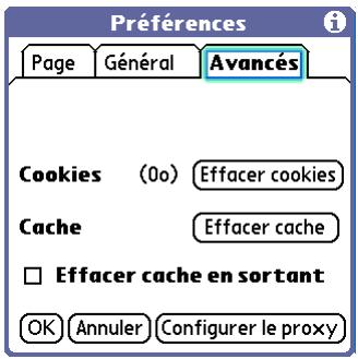 PALM LIFEDRIVE - Effacer cache en sortant - 2