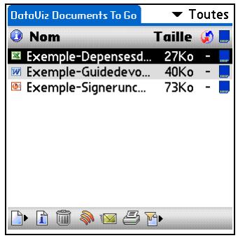 PALM LIFEDRIVE - Ouverture de fichiers dans documents - 2