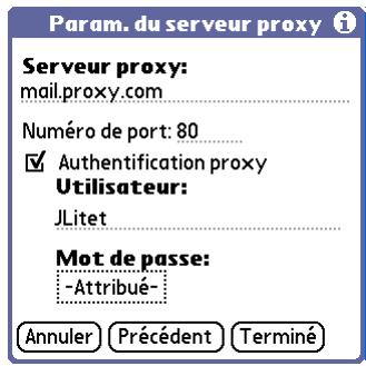 PALM LIFEDRIVE - Paramétrage des options de messagerie avancées sur votre périphérique - 3