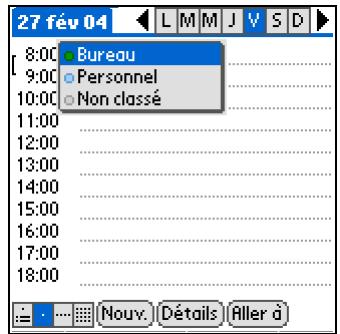 PALM LIFEDRIVE - Attribution d'une couleur à un événement - 1