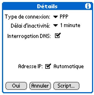 PALM LIFEDRIVE - Création de scripts de connexion - 3