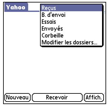 PALM LIFEDRIVE - Déplacement de messages d'un dossier à un autre - 3