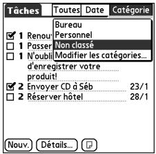 PALM TREO 650 - Organisation de vos tâches - 3