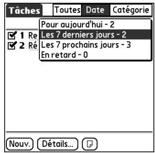 PALM TREO 650 - Organisation de vos tâches - 2
