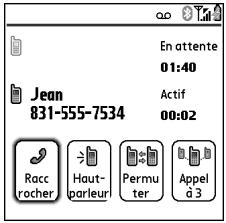 PALM TREO 650 - Lancement d'une téléconférence - 1