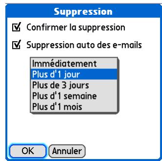 PALM TREO 680 - Vidage automatique de la corbeille - 1