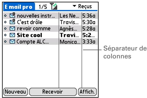 PALM TREO 680 - Options d'affichage - 3