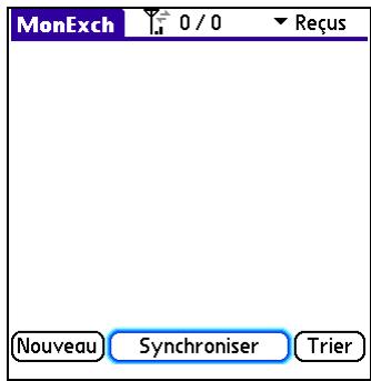 PALM TREO 680 - Synchronisation au moyen du bouton de synchronisation - 2