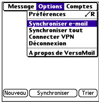 PALM TREO 680 - Synchronisation des informations d'une application spécifique - 1