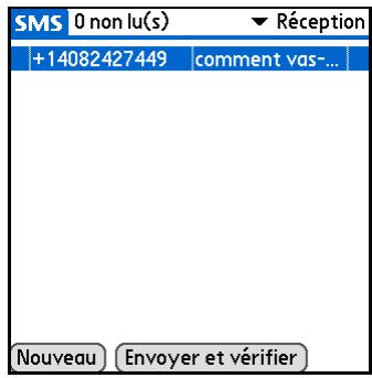 PALM TUNGSTEN E2 - Affichage d'un message texte - 2