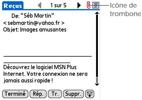 PALM TUNGSTEN E2 - Ouvrez la ou les pièces jointes : - 1