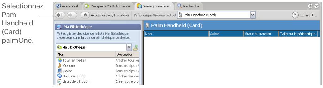 PALM TUNGSTEN E2 - Transfert de fichiers MP3 sur une carte d'extension - 1