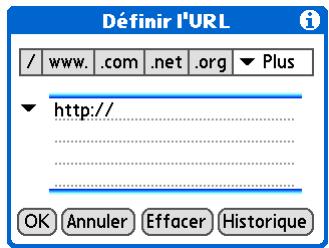 PALM TUNGSTEN E2 - Accès à une page web - 4