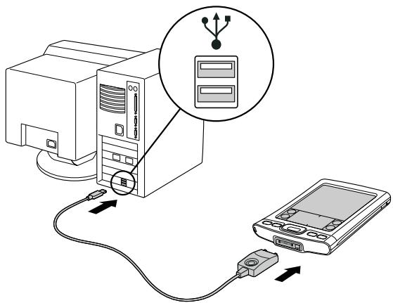 PALM TUNGSTEN E2 - Que faire si je n'arrive pas à synchroniser avec mon ordinateur de bureau ? - 4