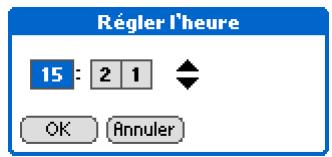 PALM TUNGSTEN E2 - Configuration de la date et l'heure - 5