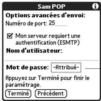 PALM TUNGSTEN T3 - Numéro de port - 1