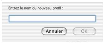 PALM TUNGSTEN T3 - Pour créer un profil utilisateur sur macintosh : - 2