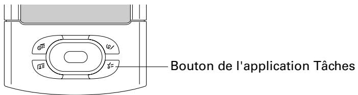 PALM TUNGSTEN T3 - Pour ouvrir l'application tâches : - 1
