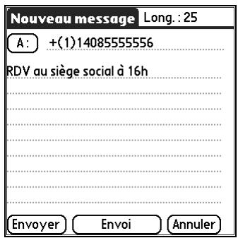 PALM TUNGSTEN T3 - Pour afficher ou modifier des brouillons : - 1