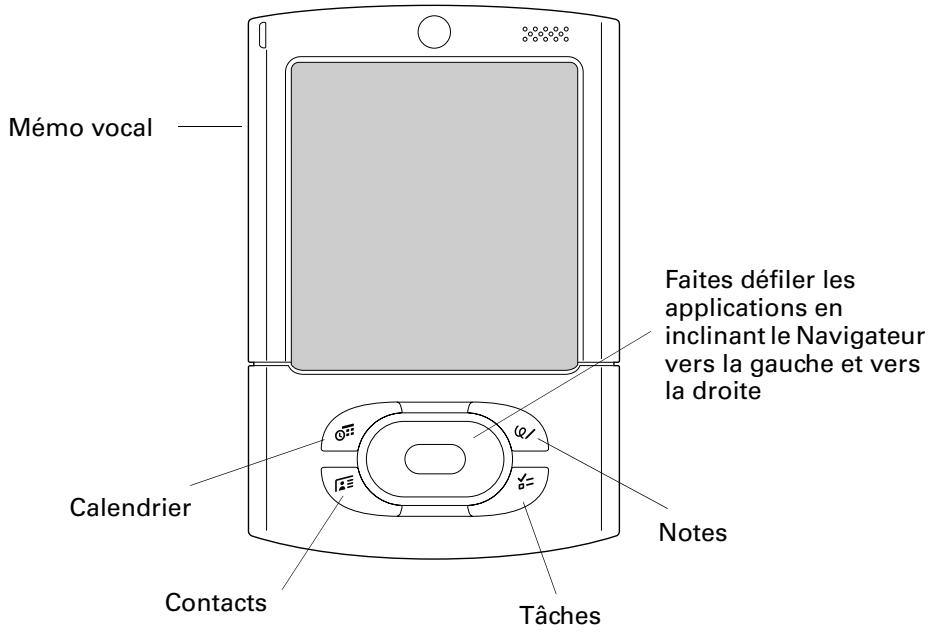 PALM TUNGSTEN T3 - Ouverture des applications - 1