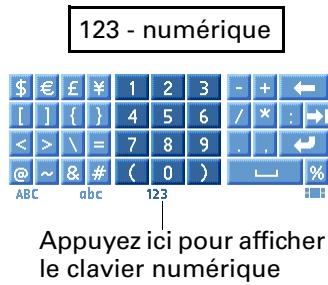PALM TUNGSTEN T3 - Saisie de données à l'aide des claviers logiciels - 4
