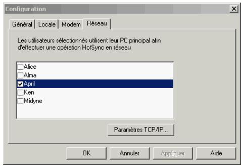 PALM TUNGSTEN T3 - Pour préparer votre ordinateur windows à une opération hotsync par réseau : - 2