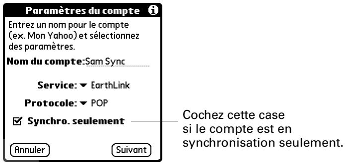 PALM TUNGSTEN T3 - Saisissez les informations suivantes : - 2