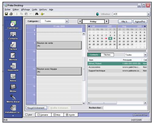 PALM TX - Pourquoi synchroniser les informations? - 1