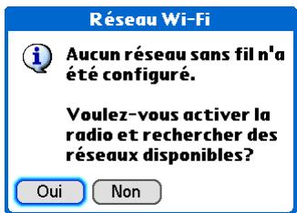 PALM TX - Configuration d'une connexion réseau wi-fi - 2
