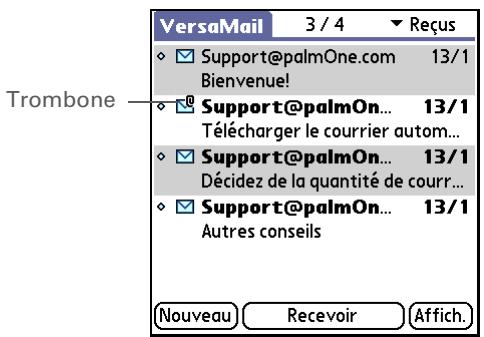 PALM TX - Téléchargement d'une pièce jointe sur votre ordinateur de poche - 3