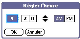 PALM TX - Configuration de la date et de l'heure - 5