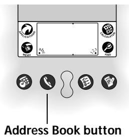 PALM V - To open Address Book: - 1