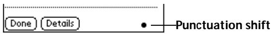 PALM V - Writing punctuation marks - 1