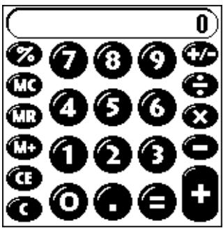 PALM V - To open Calculator: - 1