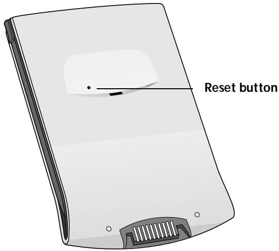 PALM V - To perform a soft reset: - 1