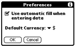 PALM V - Preferences - 1