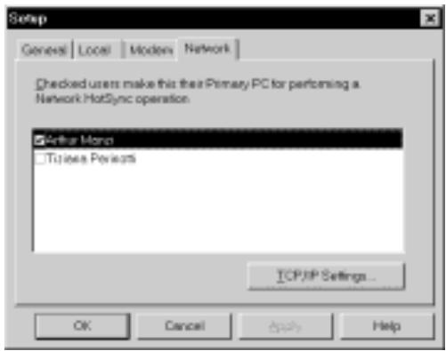 PALM V - Connecting to your company's dial-in server - 2