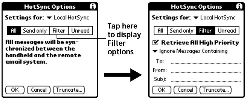 PALM V - Creating special filters - 1