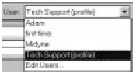 PALM V - Creating a user profile - 3