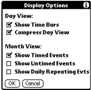PALM V - Display Options - 1