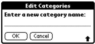 PALM V - To define a new category: - 3