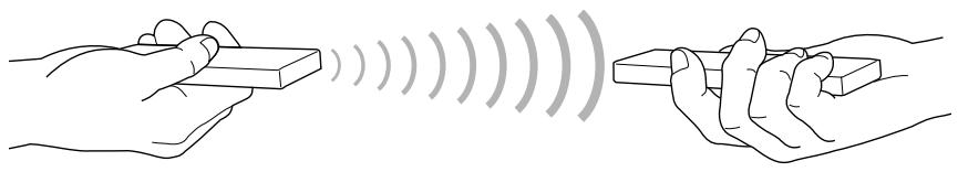 PALM V - To select a business card: - 1