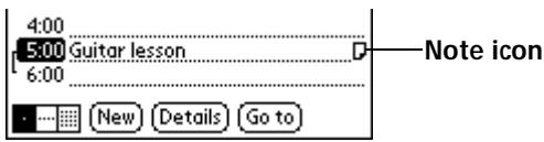 PALM V - Attaching notes - 1