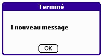 PALM VERSAMAIL - Appuyez sur OK. - 1